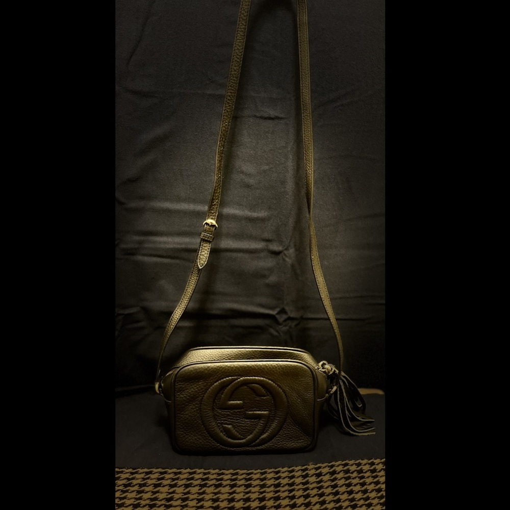 GUCCI Soho Small Leather Disco Bag
